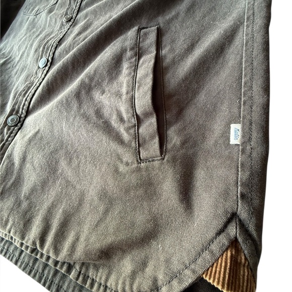 Katin Moss Green Insulated Canvas Shacket, Small - Picture 4 of 7